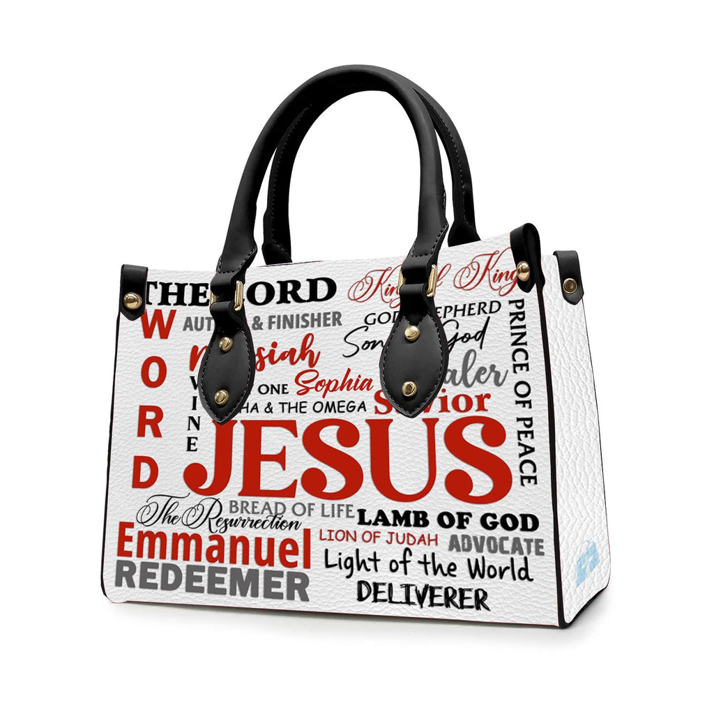 Jesus King of Kings Vintage Leather Handbag