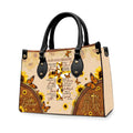 I Can Only Imagine Butterfly Cross Leather Handbag