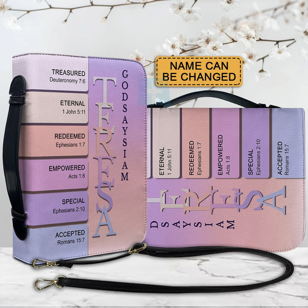 Dreamy Lavender Sky Personalized Bible Cover