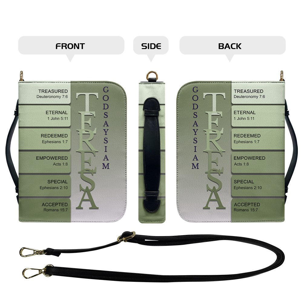 Personalized Natural Harmony Bible Cover