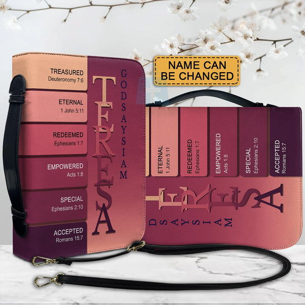 Personalized Romantic Sunset Bible Cover