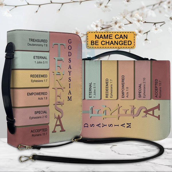 Personalized Soft Autumn Bible Cover