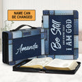 Personalized Be Still & Know Bible Cover