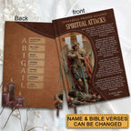 Personalized "Spiritual Warfare Prayers" Leather Journal