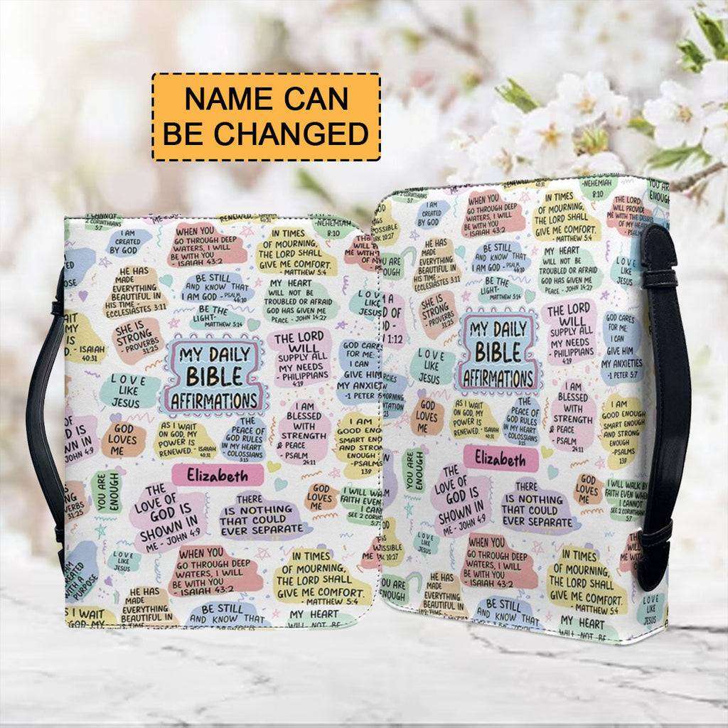 Personalized Daily Affirmation Bible Cover