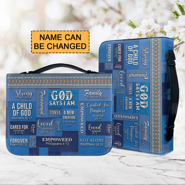 God Says I Am Personalized Bible Cover