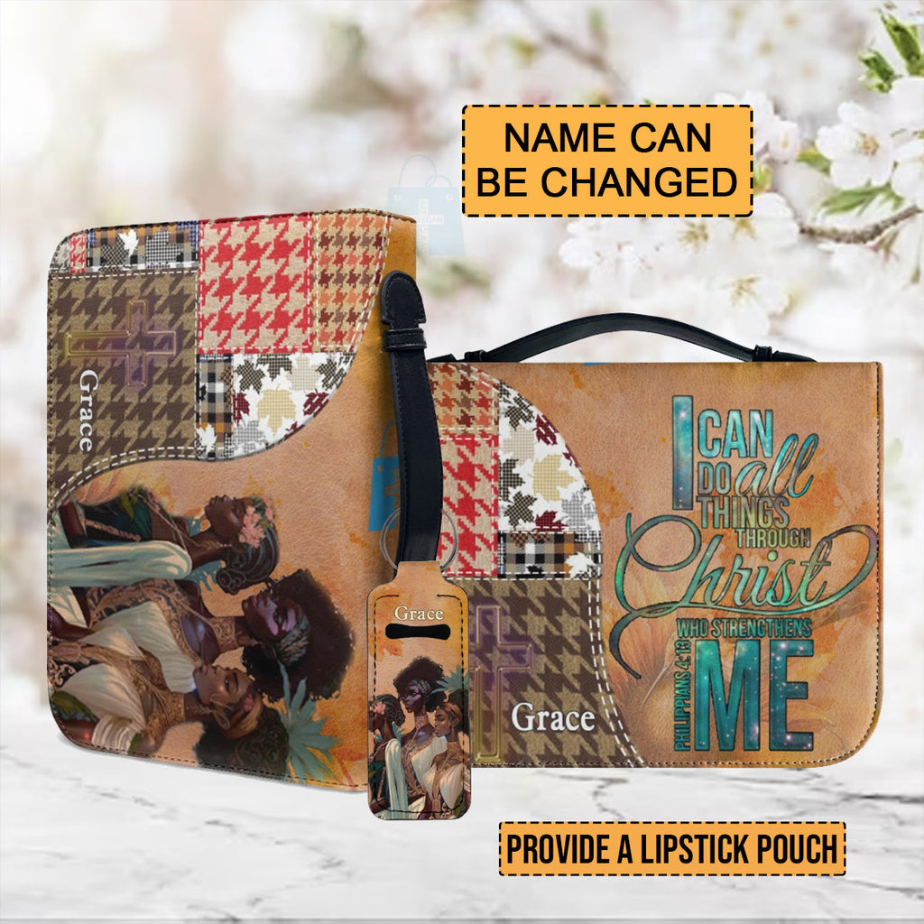 Personalized Philippians 4:13 Bible Cover