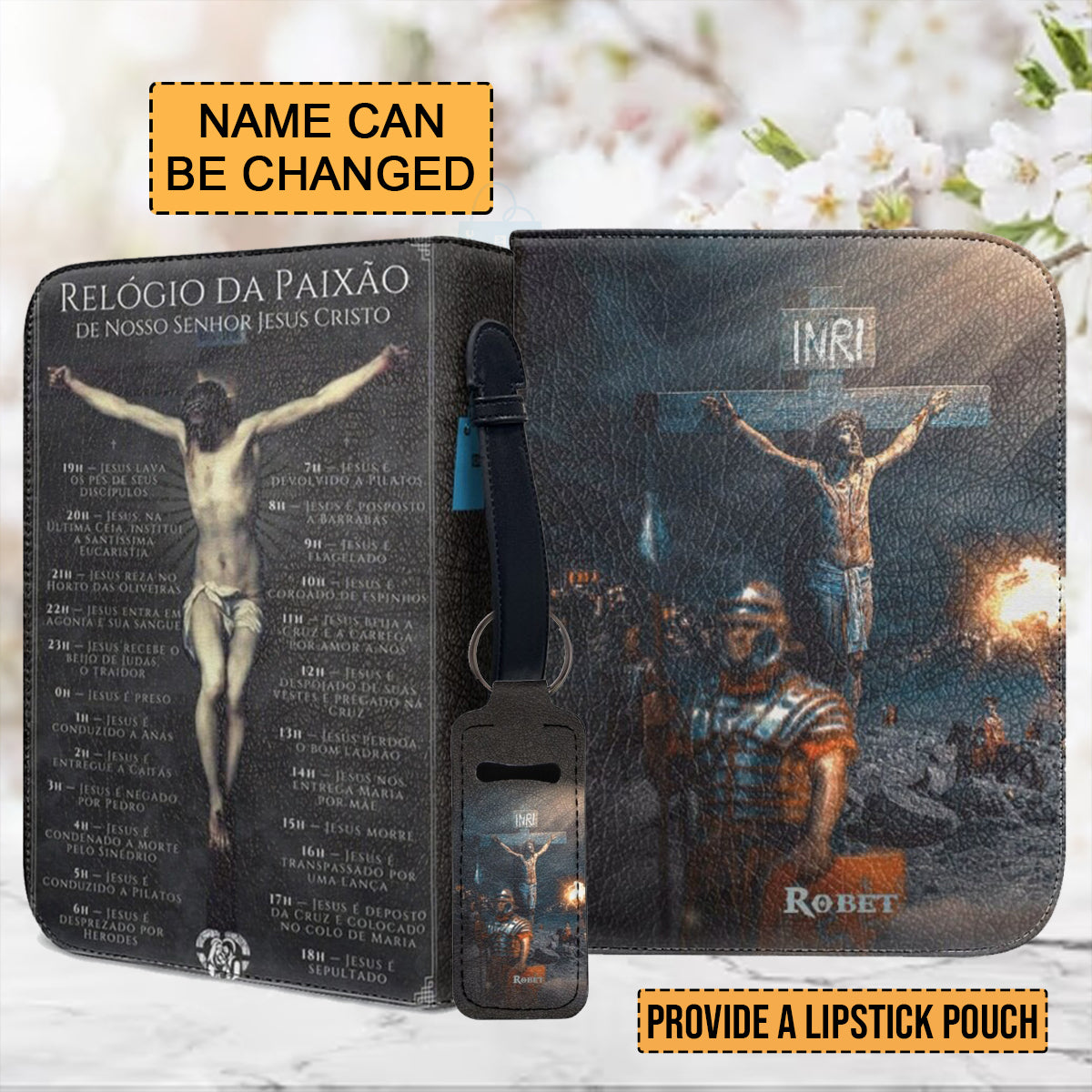 Personalized Crucifixion Chronicle Bible Cover