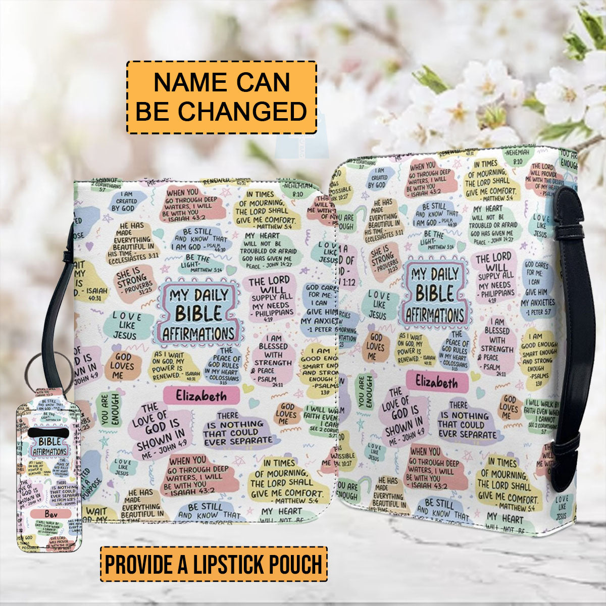 Personalized Daily Affirmation Bible Cover