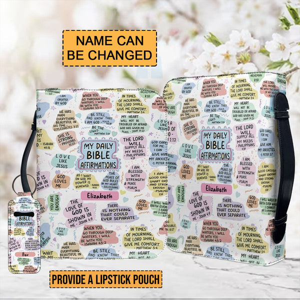Personalized Daily Affirmation Bible Cover