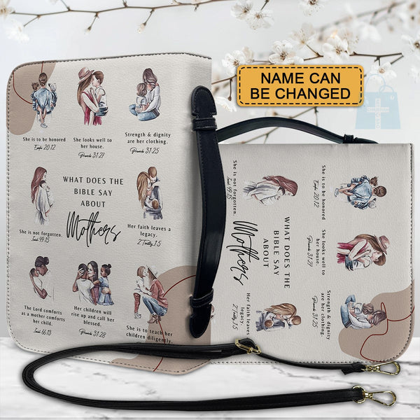 Personalized Scripture Guide Bible Cover for Mom