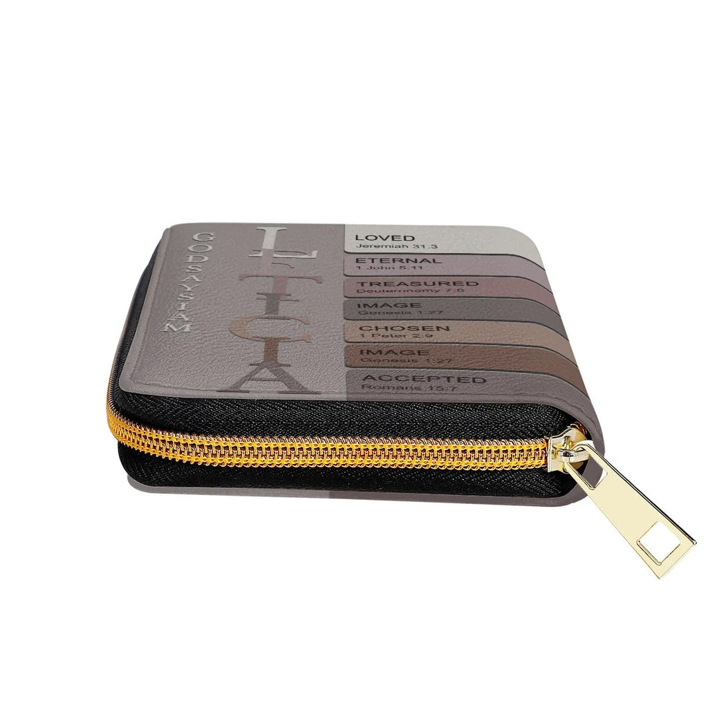 God Says I Am Custom Name Cosmetic Bag