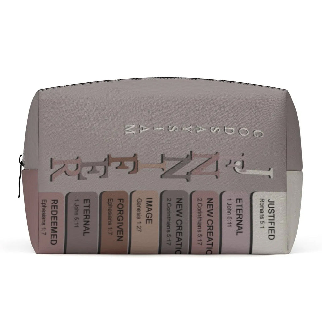 God Says I Am Custom Name Cosmetic Bag