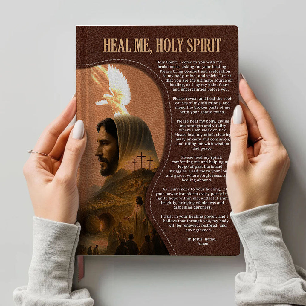 Personalized "Spiritual Warfare Prayers" Leather Journal