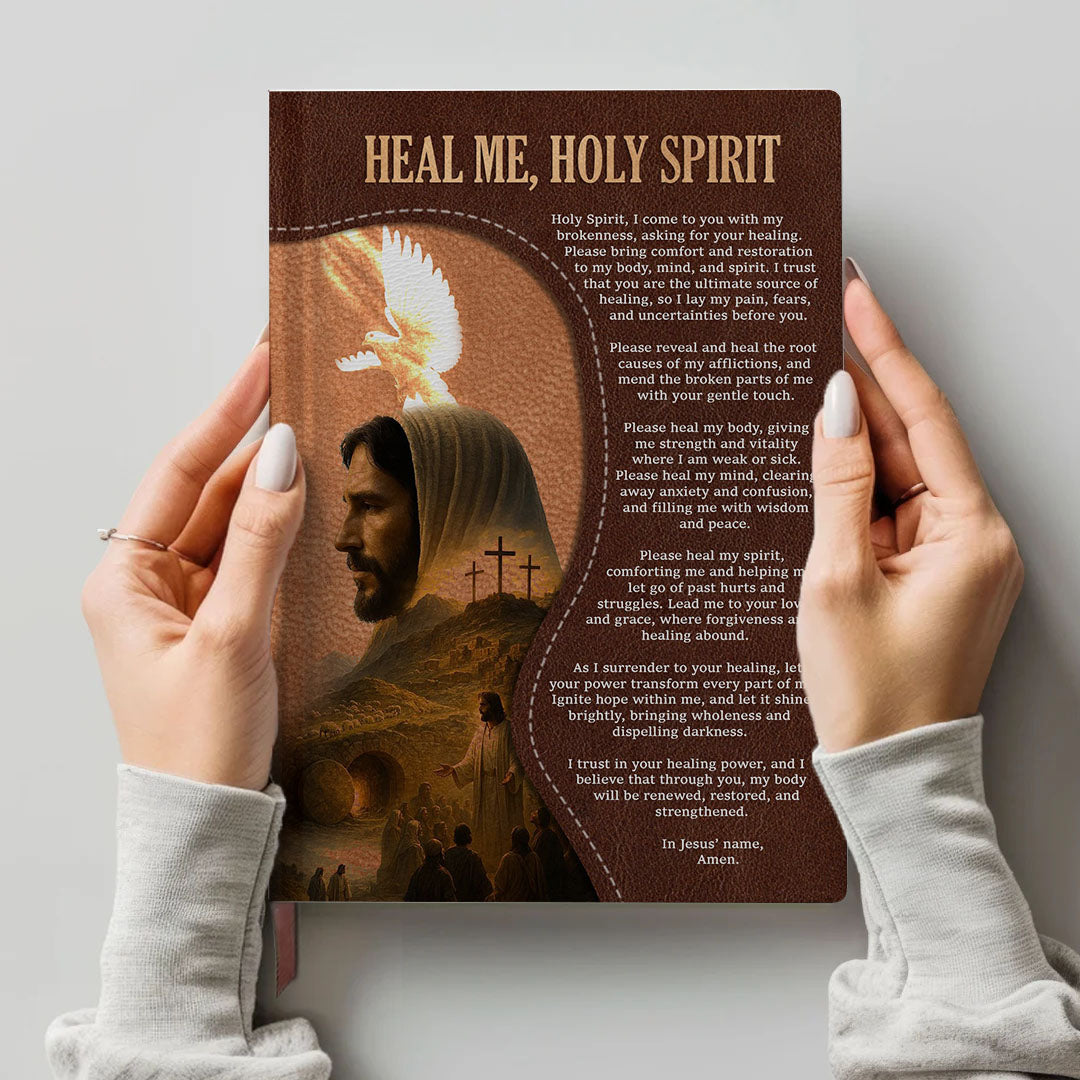 Personalized "Spiritual Warfare Prayers" Leather Journal