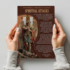 Personalized "Spiritual Warfare Prayers" Leather Journal