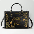 Personalized Christian Leather Tote Bag