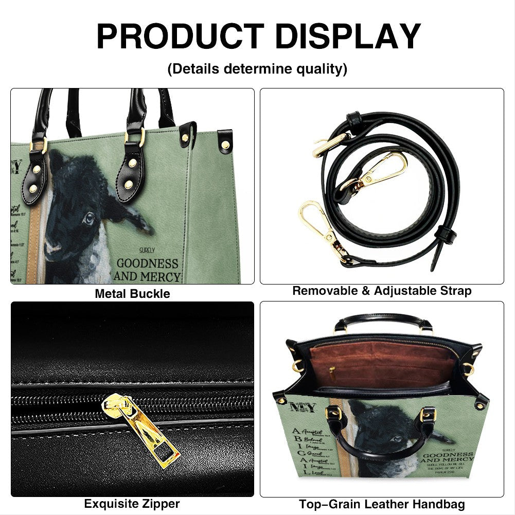 Personalized Christian Leather Handbag