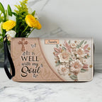 Personalized Beige Cross Handbag & Wallet Set