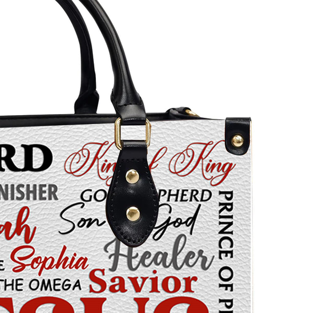 Jesus King of Kings Vintage Leather Handbag
