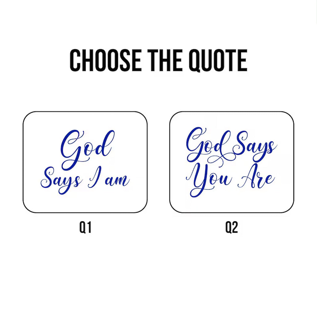 Personalized Bible Verse Floral Tote Bag