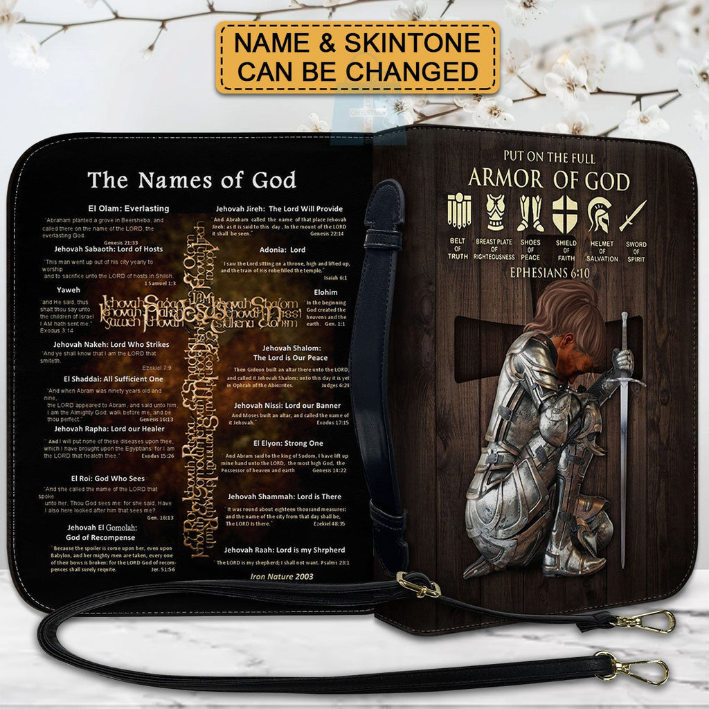 Personalized Armor of God Bible Cover