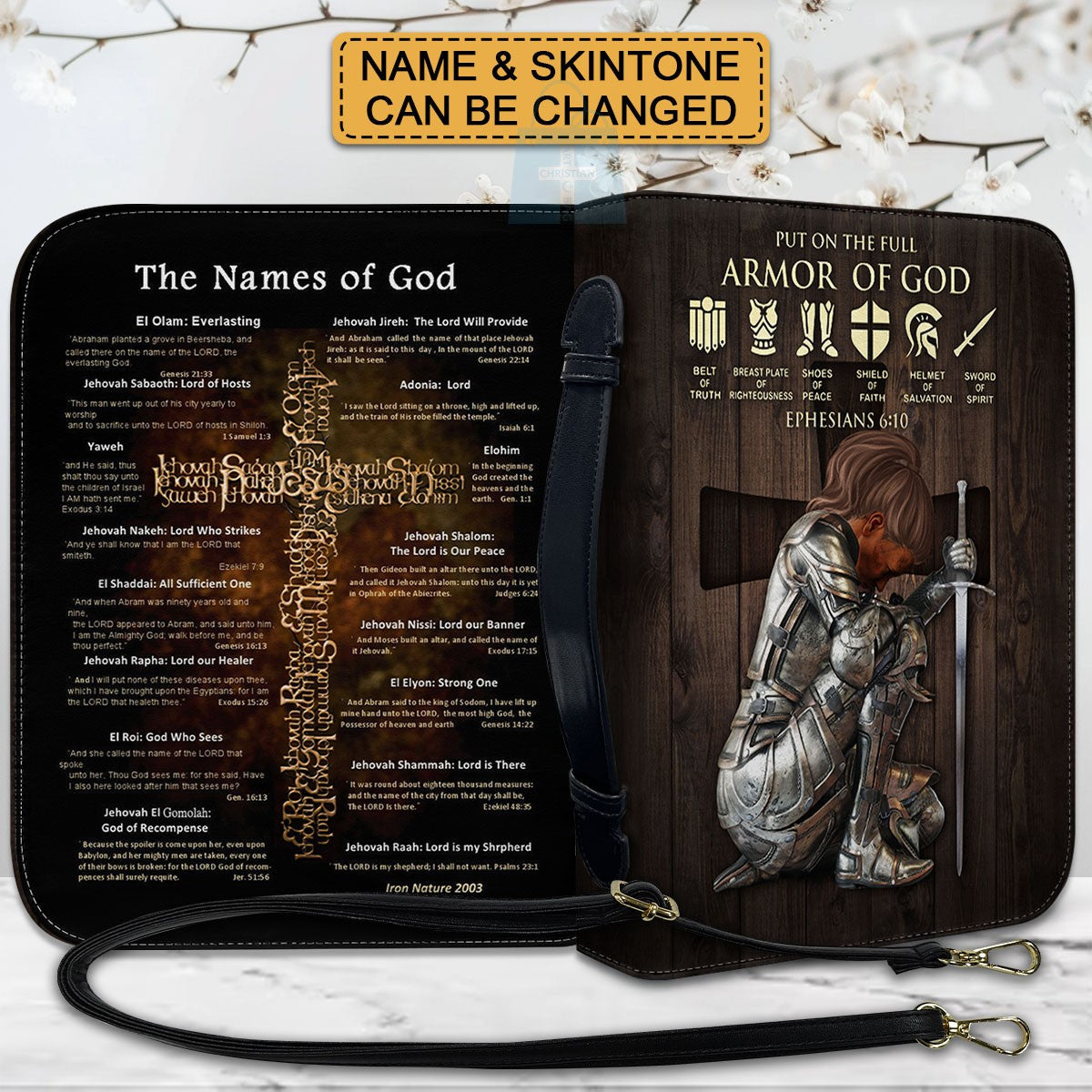 Personalized Armor of God Bible Cover