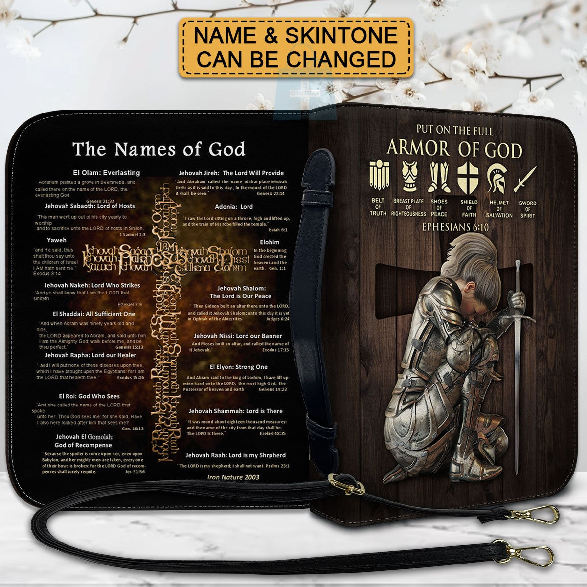 Personalized Armor of God Bible Cover