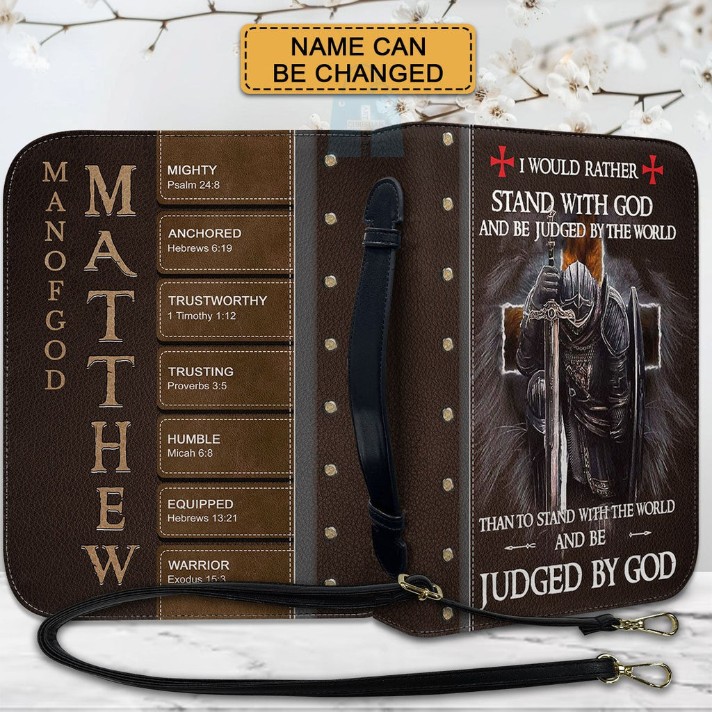 Personalized Christian Knight Bible Cover