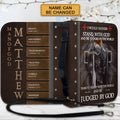 Personalized Christian Knight Bible Cover
