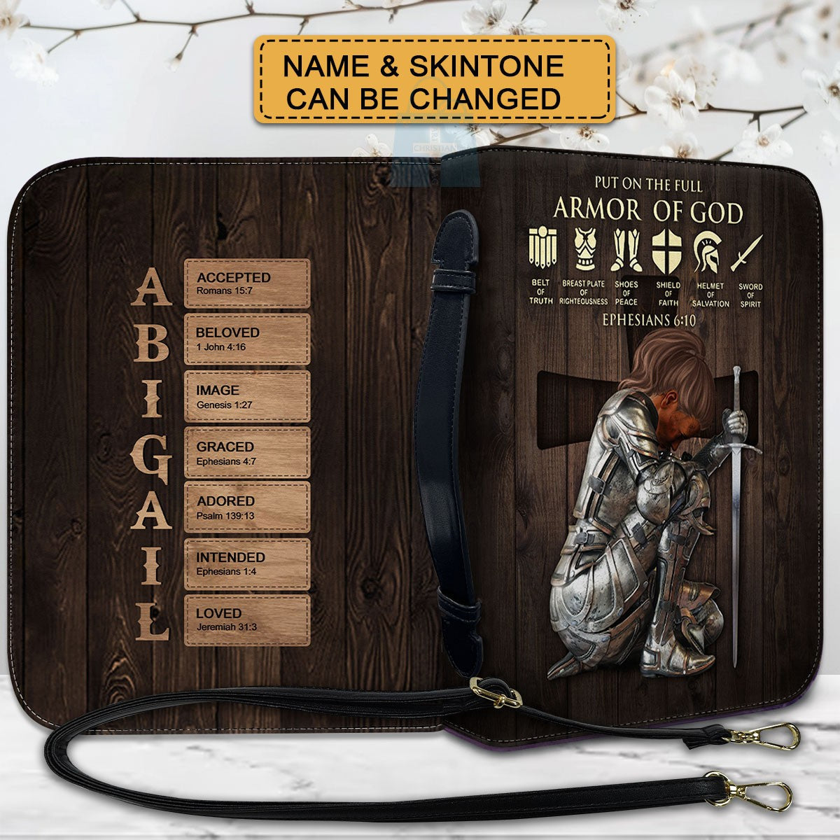 Personalized Armor of God Bible Cover