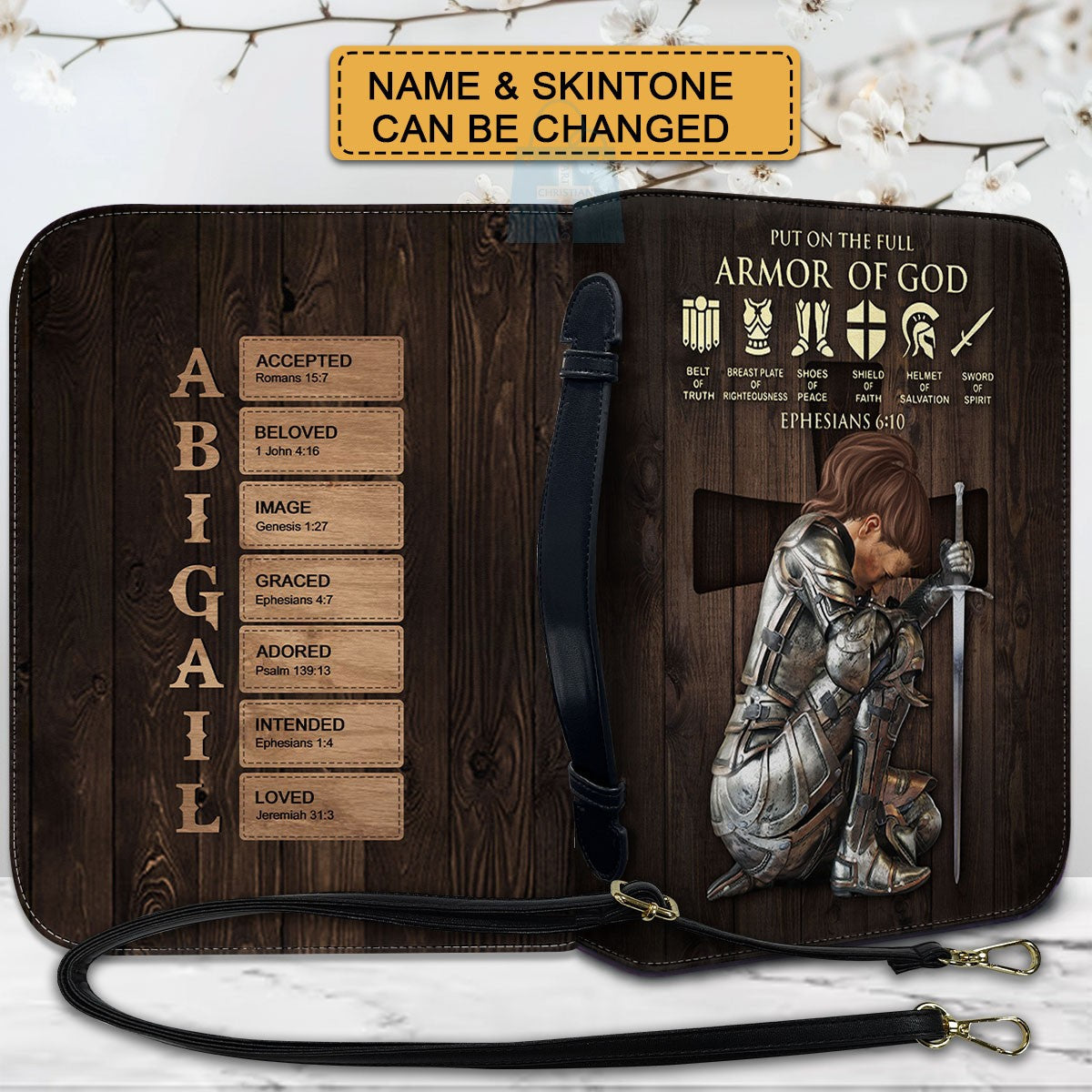 Personalized Armor of God Bible Cover