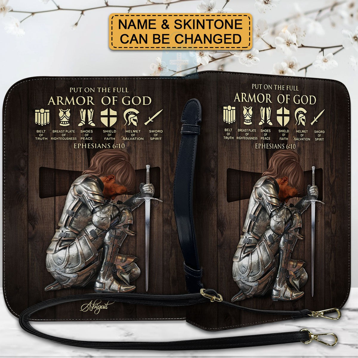 Personalized Armor of God Bible Cover