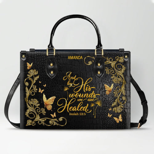 Custom Christian Leather Handbag & Wallet Set