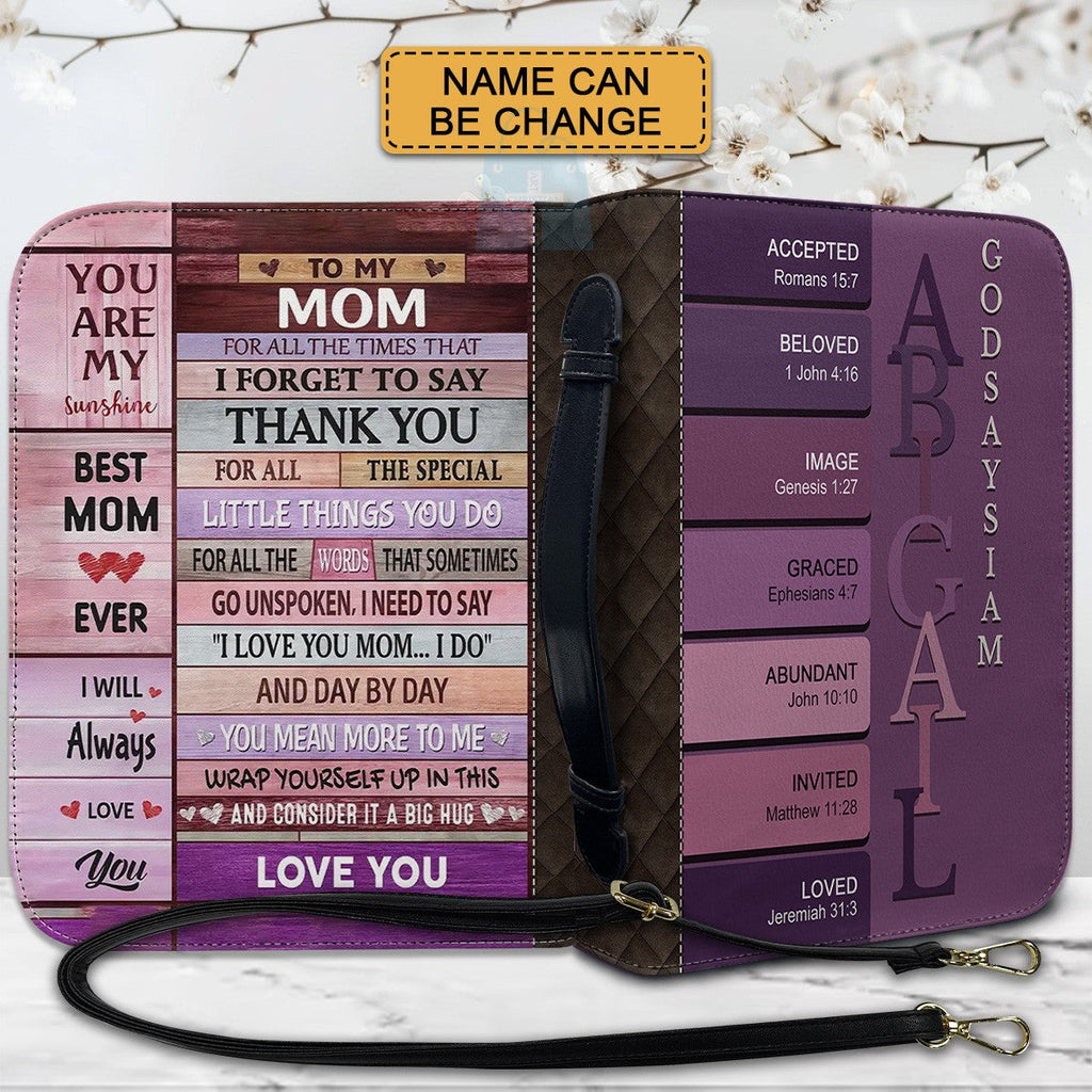 Personalized Acrostic Name Verse Bible Cover