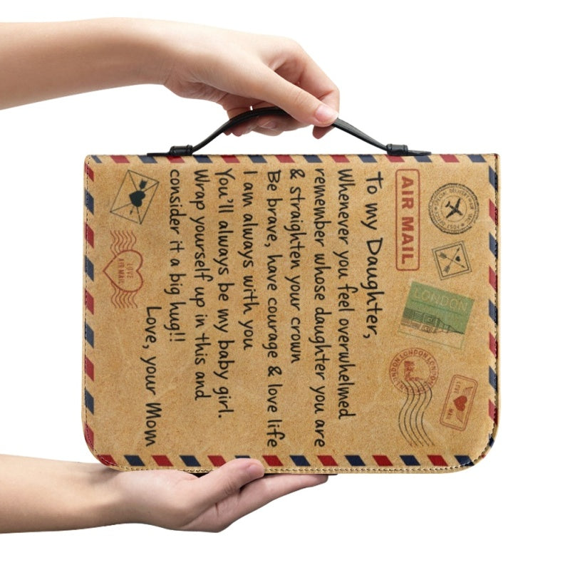 To My Daughter Personalized Bible Cover