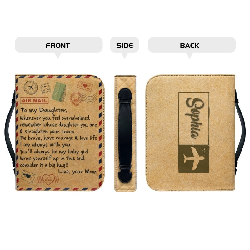 To My Daughter Personalized Bible Cover