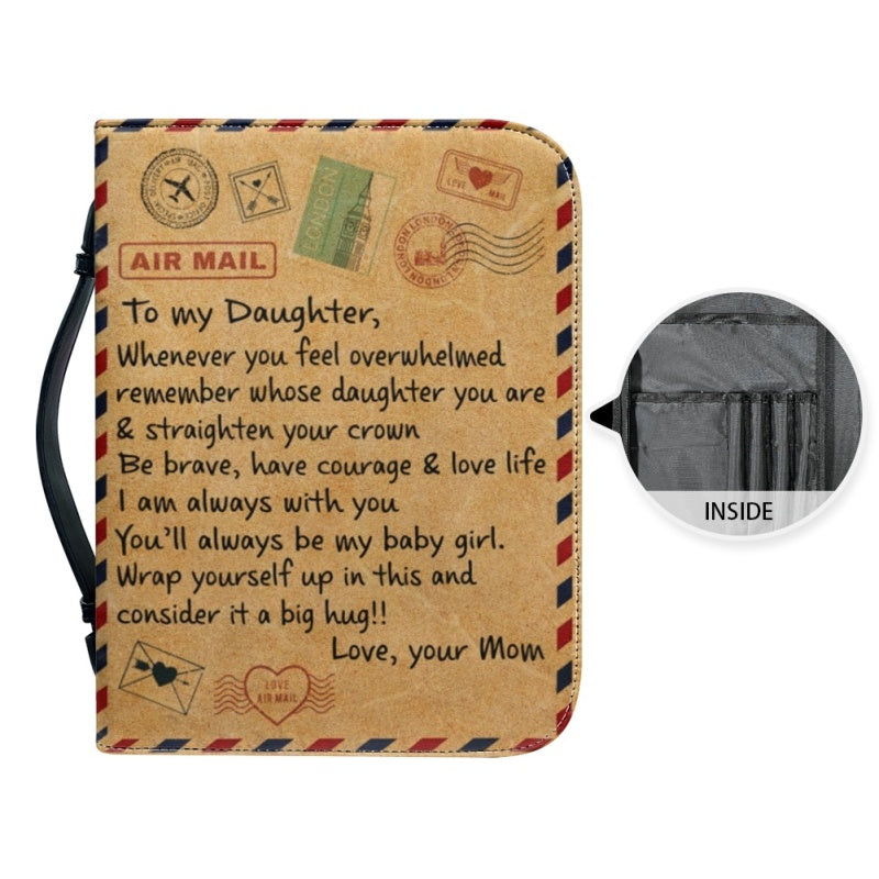 To My Daughter Personalized Bible Cover