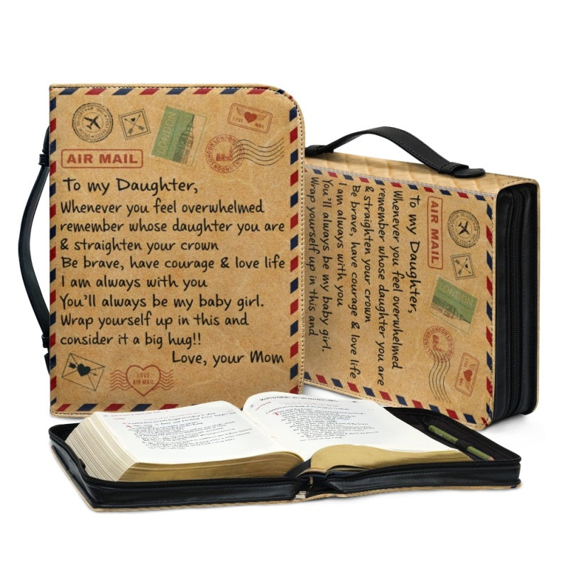 To My Daughter Personalized Bible Cover