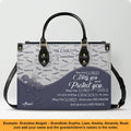 Personalized Blessed Grandma Leather Handbag