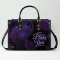 Personalized Jeremiah 29:11 Leather Handbag