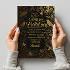 Personalized "Clothed With Strength" Leather Journal