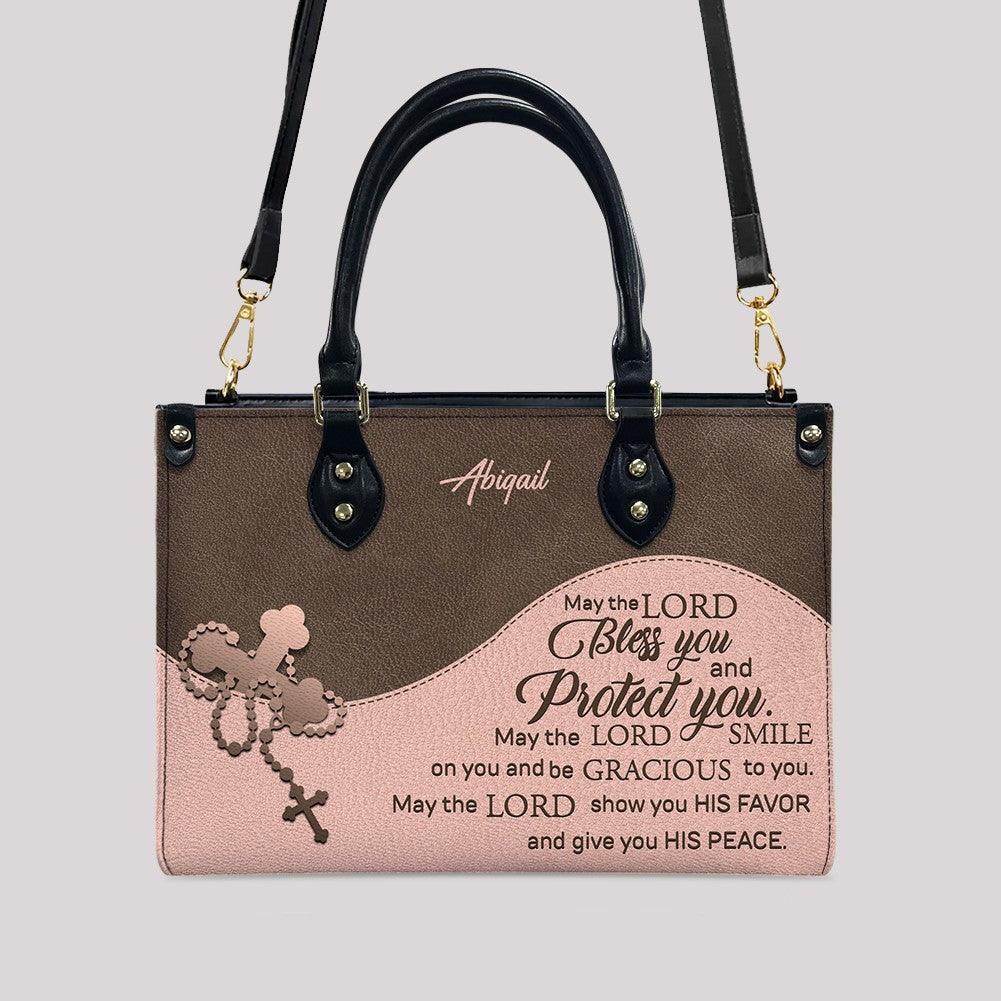 Personalized Christian Leather Handbag for Women