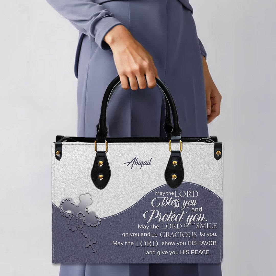 Personalized Christian Leather Handbag for Women
