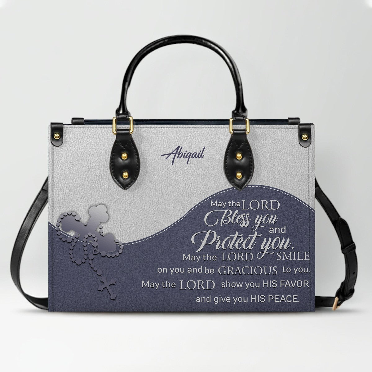 Personalized Christian Leather Handbag for Women