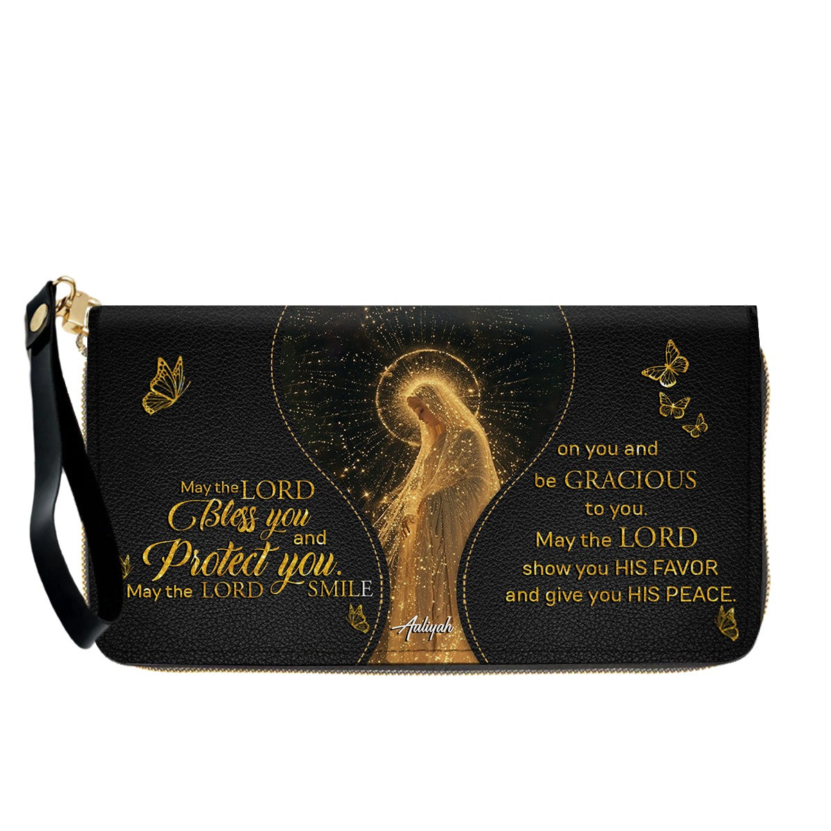 Personalized Christian Leather Handbag & Wallet Set