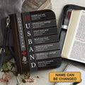 Personalized Bible Cover for Husband