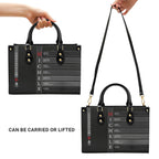 Personalized Bible Verse Leather Handbag