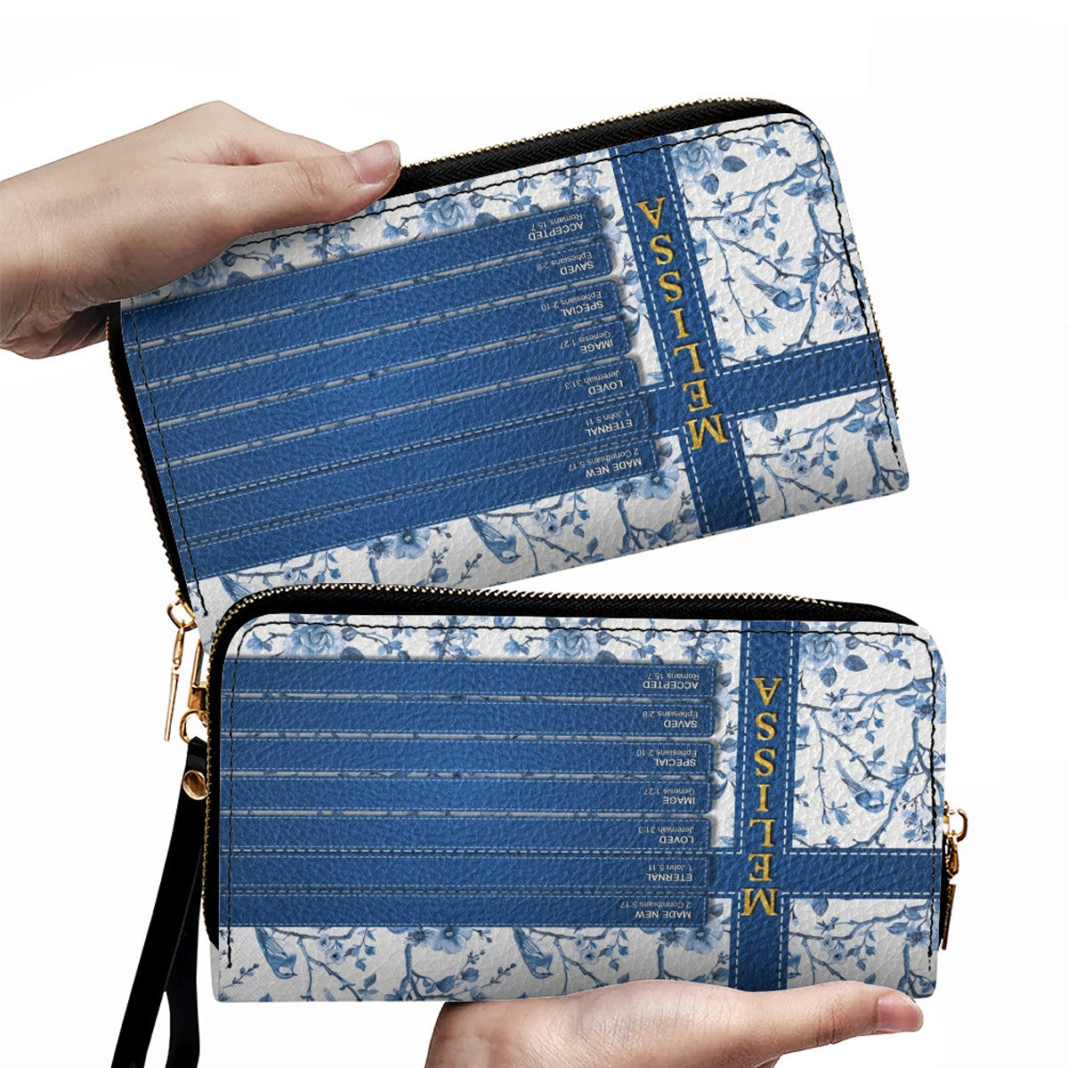 Custom Christian Bible Verse Leather Handbag