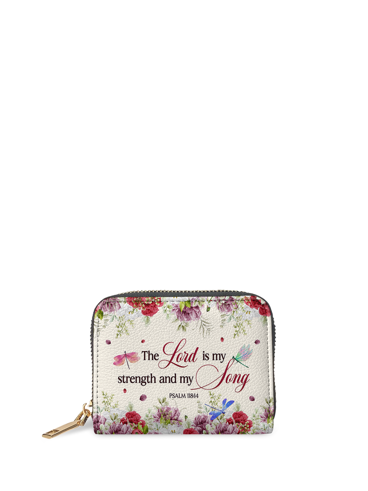 Melody Psalm 118:14 Bible Verse Mini Wallet